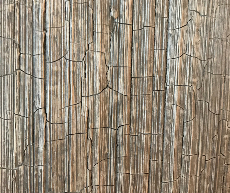 Nahaufnahme der charakteristischen Krakkle-Textur an einer Wandfläche in Berlin